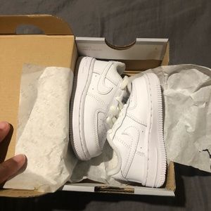 Baby Brand New All white Air Force Ones